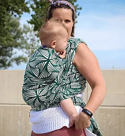 Тъкан слинг Yaro Magnetic Contra Pine Seacell - размер 4