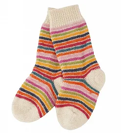 Вълнени чорапи дъга Hirsch Natur - дълги + за ботуши