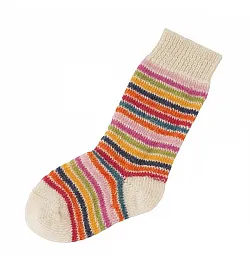 Вълнени чорапи дъга Hirsch Natur - дълги + за ботуши