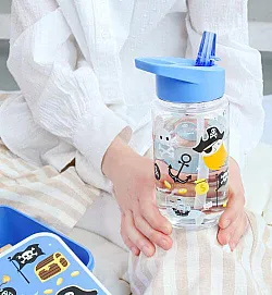 A little lovely company: Бутилка със сламка "Пирати", 450 мл