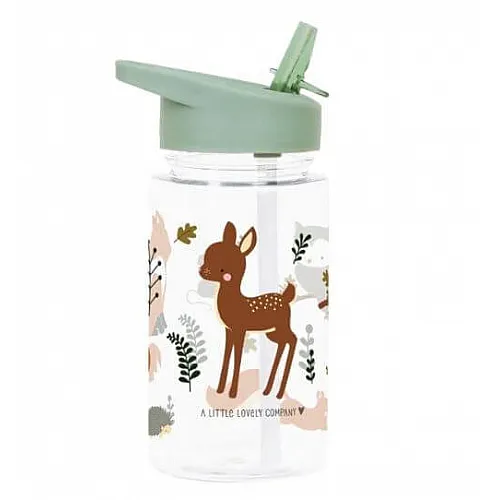 A little lovely company: Бутилка със сламка "Forest friends", 450 мл A little lovely company: Бутилка със сламка "Forest friends", 450 мл