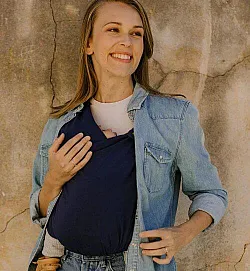 Хибридна носилка Boba Bliss - тъмно синьо