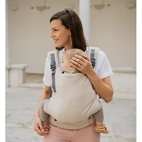 Ергономична раница Boba Х Linen Beige Pampas