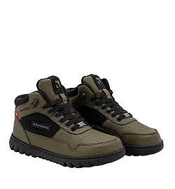 Високи боси Обувки Barebarics UrbanEdge - Dark Olive, Waterproof