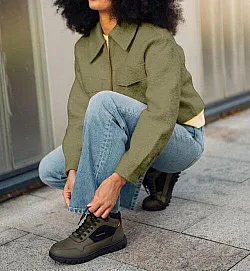 Високи боси Обувки Barebarics UrbanEdge - Dark Olive, Waterproof