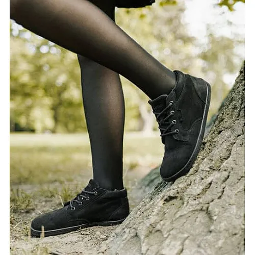 Боси обувки Be Lenka Synergy, fleece - черно