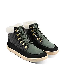 Be Lenka зимни боси боти Olivia - черно с тъмно зелено, Water Resistance