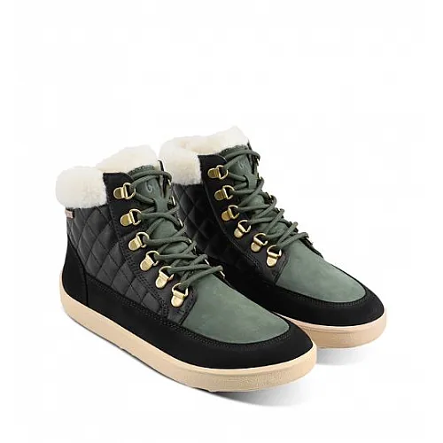 Be Lenka зимни боси боти Olivia - черно с тъмно зелено, Water Resistance Be Lenka зимни боси боти Olivia - черно с тъмно зелено, Water Resistance