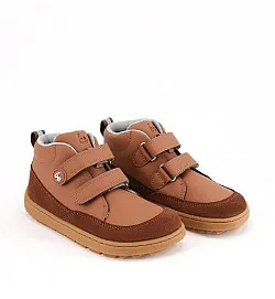 Be Lenka Elio Kids- кафяво, водоустойчиви детски боси обувки