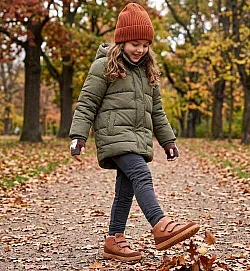 Be Lenka Elio Kids- кафяво, водоустойчиви детски боси обувки
