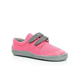 Мрежести боси кецове Beda mesh Lilly -  розов неон