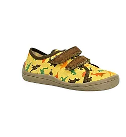 Beda детски боси леки обувки Playful - динозаври 