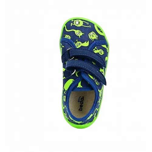 Beda детски боси обувки Playful - чудовища