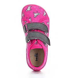 Beda детски боси обувки Playful - еднорози