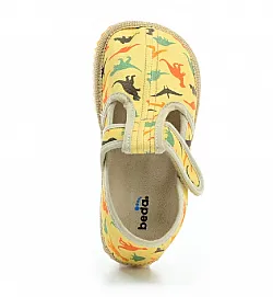 Beda детски боси пантофи - динозаври 