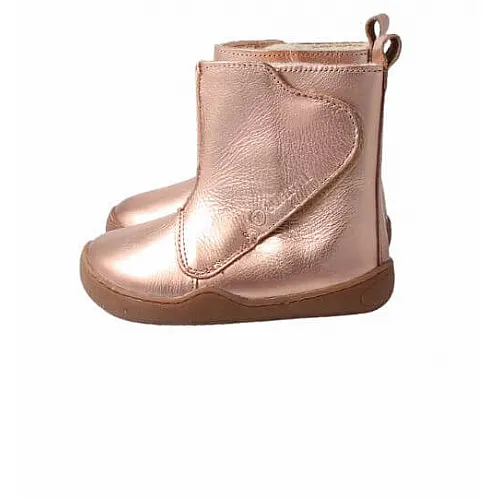 Blifestyle детски боси ботуши с вълна, Indri - rosegold