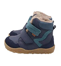 Детски боси обувки Blifestyle, GibbonSTYLE с вълна и мембрана - тъмно синьо