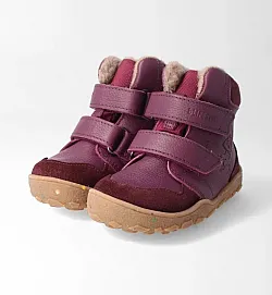 Детски боси обувки Blifestyle, GibbonSTYLE с вълна и мембрана - лилаво