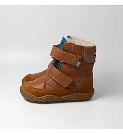 Blifestyle детски боси обувки, Pekari с вълна и мембрана - лешник