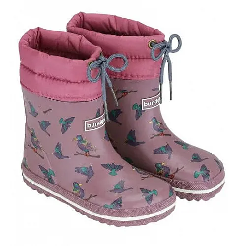 Гумени ботуши Bundgaard Cirro Low Warm Sterling с топла подплата, широки