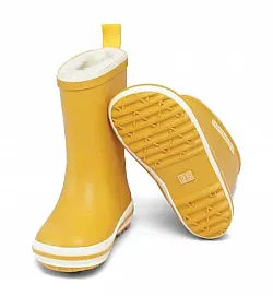 Гумени ботуши Bundgaard Classic, с топла подплата, широки - къри