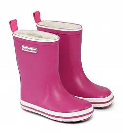 Гумени ботуши Bundgaard Classic, с топла подплата, широки - малина