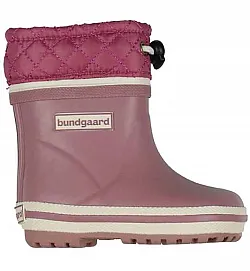 Гумени ботуши Bundgaard Sailor low, с топла подплата - тъмно розово