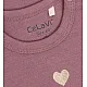 CeLaVi Боди с дълъг ръкав от мериносова вълна – Solid Grape Shake Melange