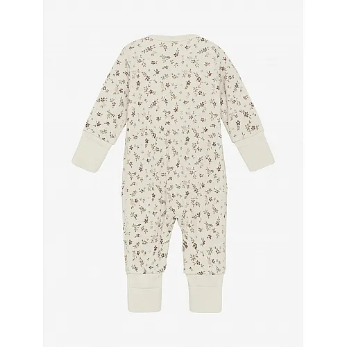 CeLaVi вълнен гащеризон за игра и сън - Marron