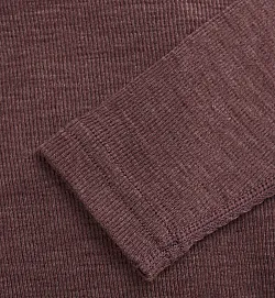 CeLaVi блуза с дълъг ръкав 100% мерино - Wild Ginger