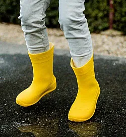 Леки гумени ботуши Crave Monsoon-жълто