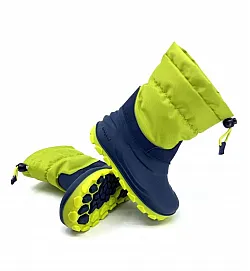 Детски зимни гумени ботуши Crave Snowstorm Navy/Lime