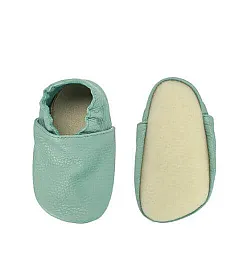 Rayve кожени пантофи - зелено