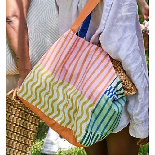 Dock and Bay - Чанта за многократна употреба от 100% рециклируеми материали - Stripe Up Your Life