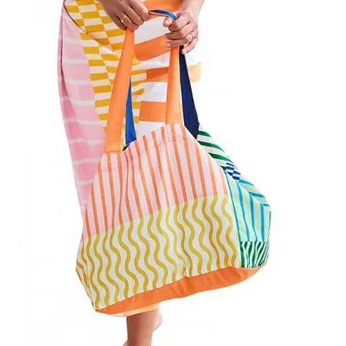 Dock and Bay - Чанта за многократна употреба от 100% рециклируеми материали - Stripe Up Your Life