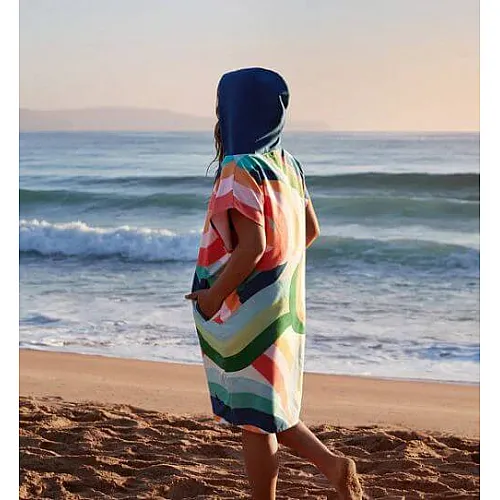 Dock and Bay - Бързосъхнещо пончо за възрастни M (90-70 cm)  - Fruit Loops