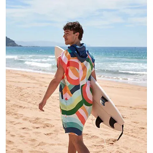 Dock and Bay - Бързосъхнещо пончо за възрастни M (90-70 cm)  - Fruit Loops