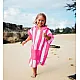 Dock and Bay - Бързосъхнещо детско пончо - Phi Phi Pink S (86х65см)