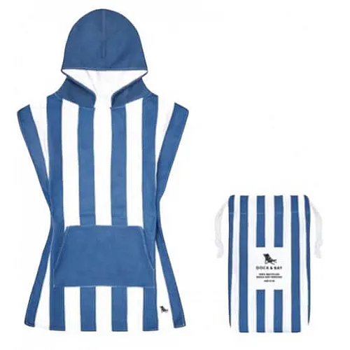 Dock and Bay - Бързосъхнещо пончо L - Bondi Blue