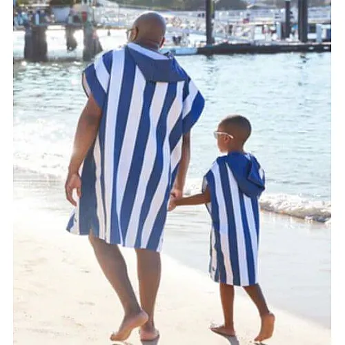 Dock and Bay - Бързосъхнещо пончо L - Bondi Blue