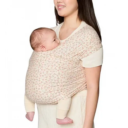 Еластичен слинг Ergobaby Aura new KNIT - Dainty Blooms