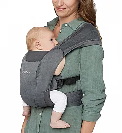 Ергономична раница Ergobaby Embrace - Soft air mesh - Washed Black