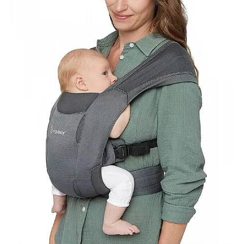Ергономична раница Ergobaby Embrace - Soft air mesh - Washed Black