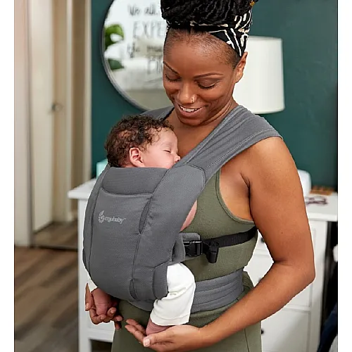 Ергономична раница Ergobaby Embrace - Soft air mesh - Washed Black