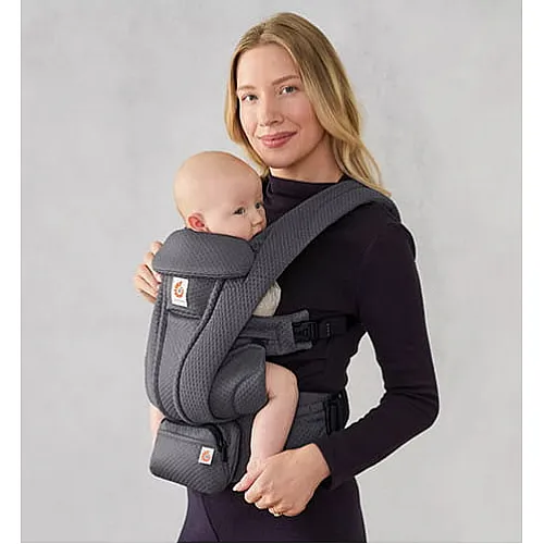 Ергономична раница Ergobaby Omni Deluxe, Graphite Grey - Mesh