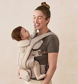 Ергономична раница Ergobaby Omni Deluxe, Natural Beige - Mesh