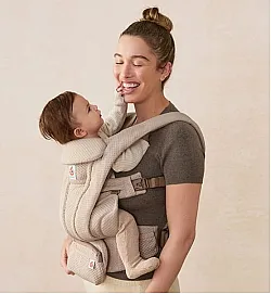 Ергономична раница Ergobaby Omni Deluxe, Natural Beige - Mesh