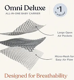 Ергономична раница Ergobaby Omni Deluxe, Soft Olive - Mesh
