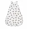 Ergobaby Classic Sleep Bag Mid-Weight, 1 tog - спален чувал - 0-6м - слончета 