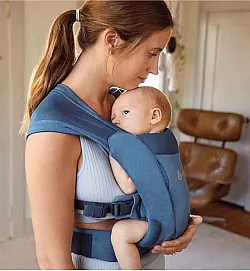 Ергономична раница Ergobaby Embrace - Soft air mesh - Blue
